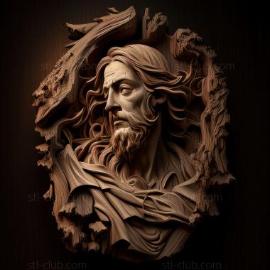 3D model st jesus (STL)